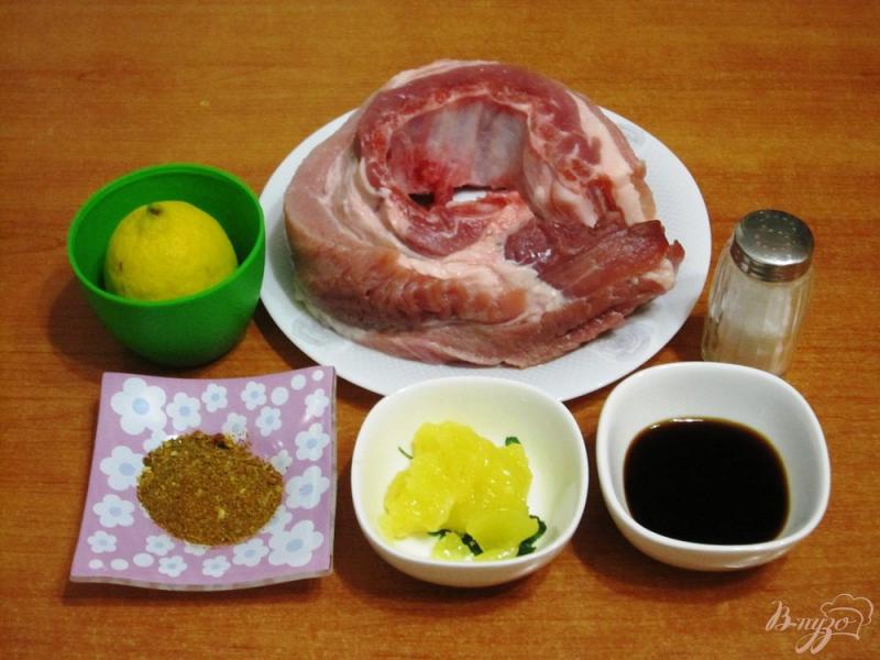 Фото приготовление рецепта: Свиные ребрышки в пикантном маринаде шаг №1
