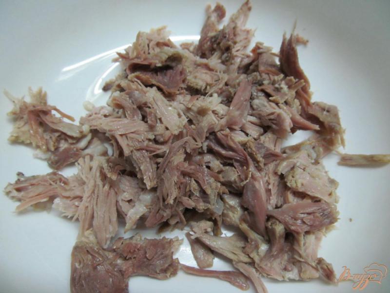 Фото приготовление рецепта: Овощной салат с мясом свинины шаг №1