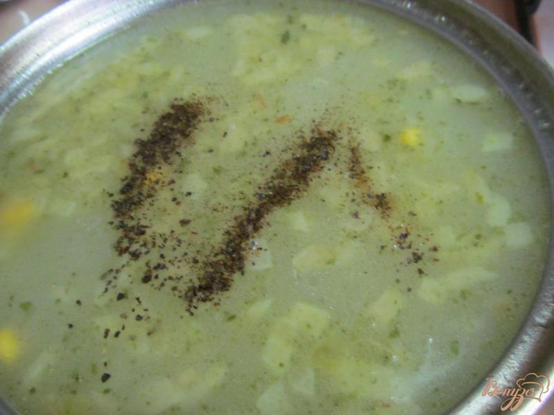 Фото приготовление рецепта: Чесночно-имбирный суп с овощами шаг №6