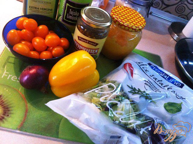 Фото приготовление рецепта: Салат овощной «Оранжевая осень» шаг №1