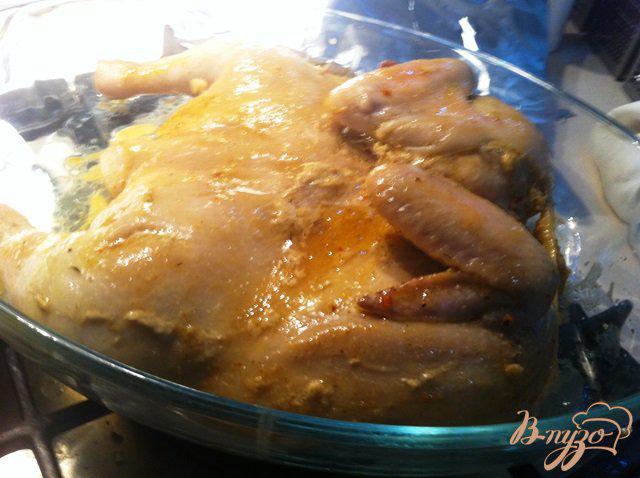 Фото приготовление рецепта: Остро-сладкая курица, запеченная в духовке шаг №6