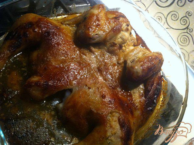 Фото приготовление рецепта: Остро-сладкая курица, запеченная в духовке шаг №7