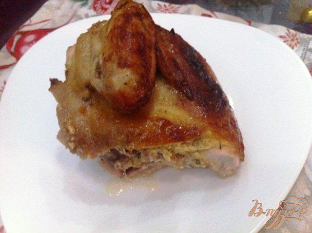 Фото приготовление рецепта: Остро-сладкая курица, запеченная в духовке шаг №8