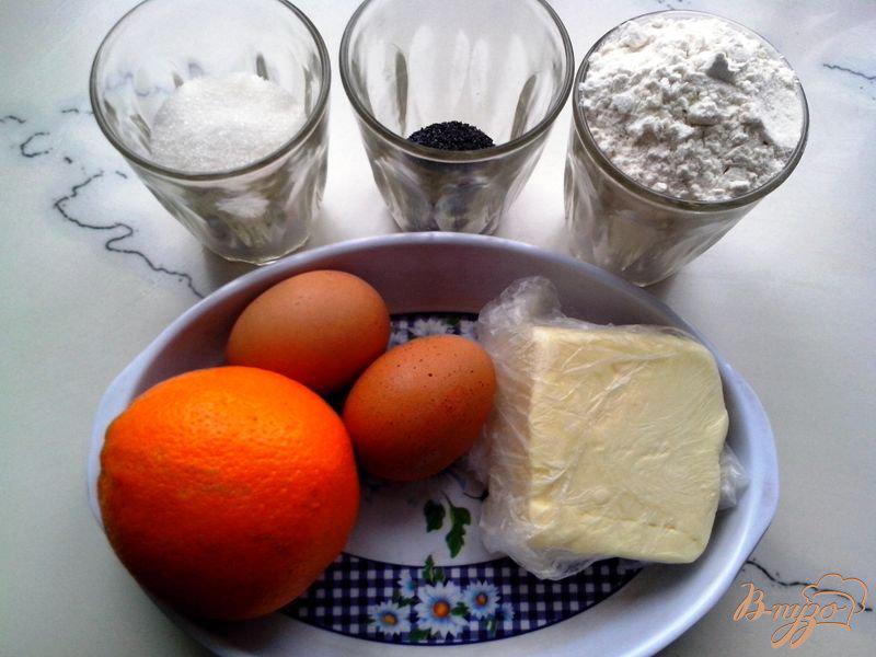 Фото приготовление рецепта: Печенье «Мадлен» с апельсином и маком шаг №1