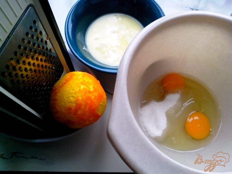 Фото приготовление рецепта: Печенье «Мадлен» с апельсином и маком шаг №2
