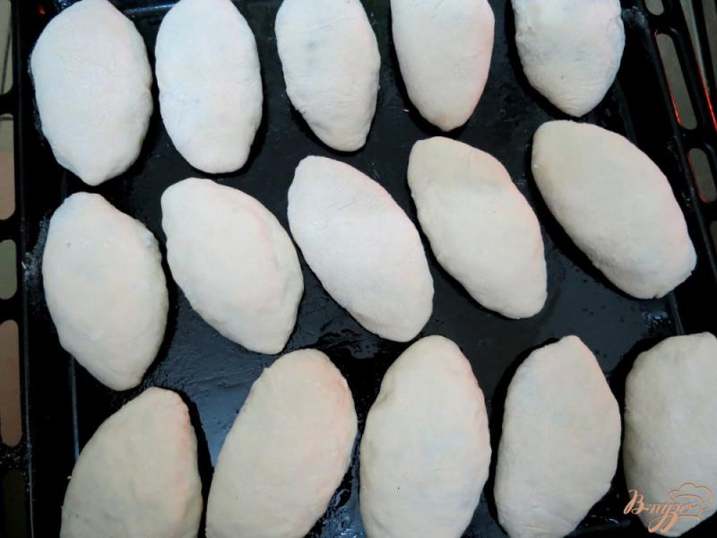 Фото приготовление рецепта: Пирожки из картофельного дрожжевого теста шаг №13