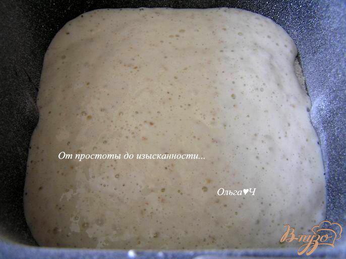 Фото приготовление рецепта: Ржаной молочный хлеб шаг №3