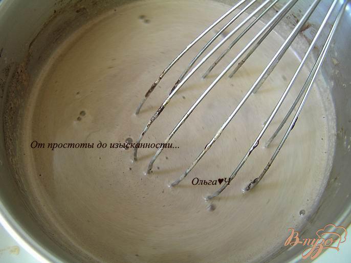 Фото приготовление рецепта: Шоколадное мороженое шаг №3