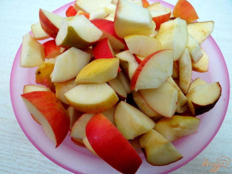 Фото приготовление рецепта: Кисель малиново - яблочный шаг №2