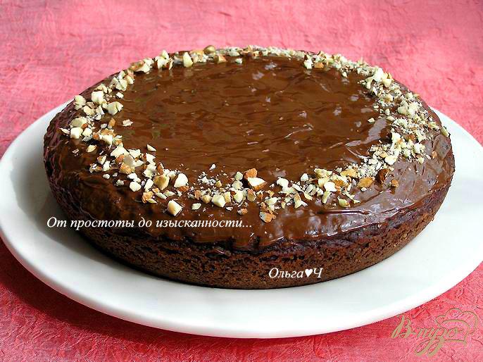 Фото приготовление рецепта: Свекольно-шоколадный торт с орехами и лимонной цедрой шаг №7