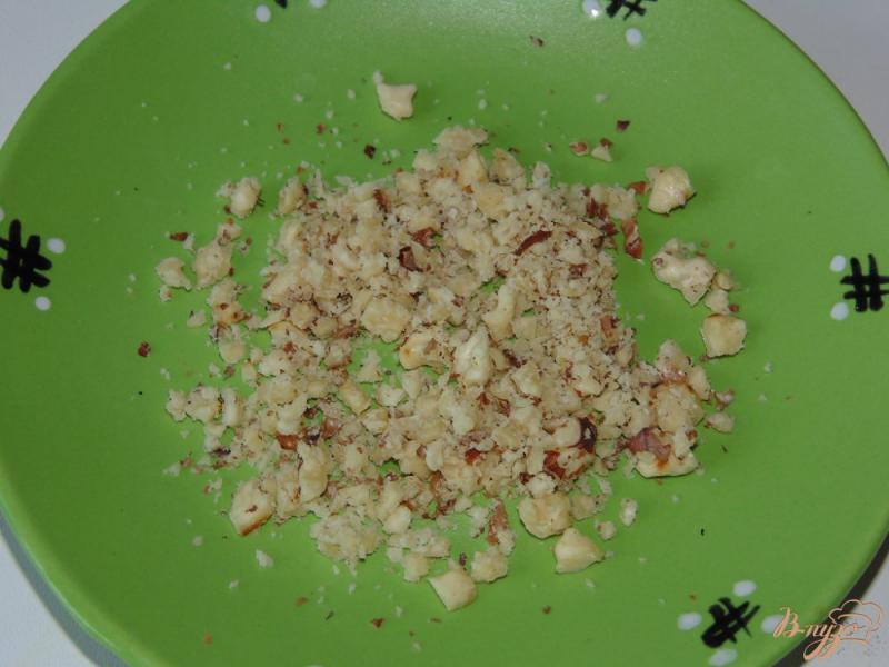 Фото приготовление рецепта: Яблоки запеченные с творогом и грецкими орехами шаг №4
