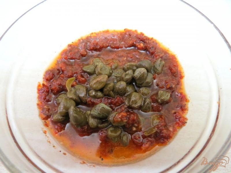 Фото приготовление рецепта: Паста с вялеными помидорами шаг №4