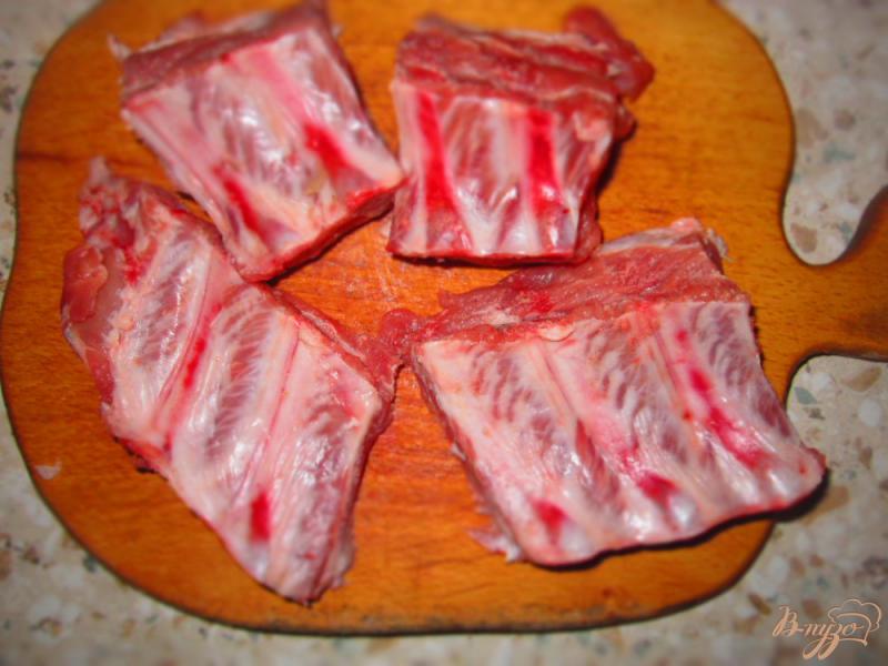 Фото приготовление рецепта: Свиные ребра в медовом соусе шаг №1