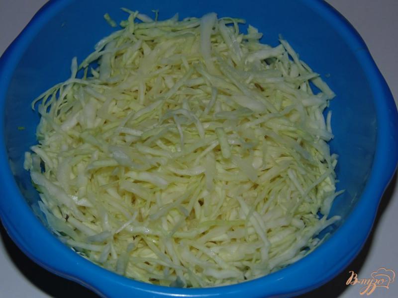 Фото приготовление рецепта: Капустный салат с дайконом и корнем сельдерея шаг №1