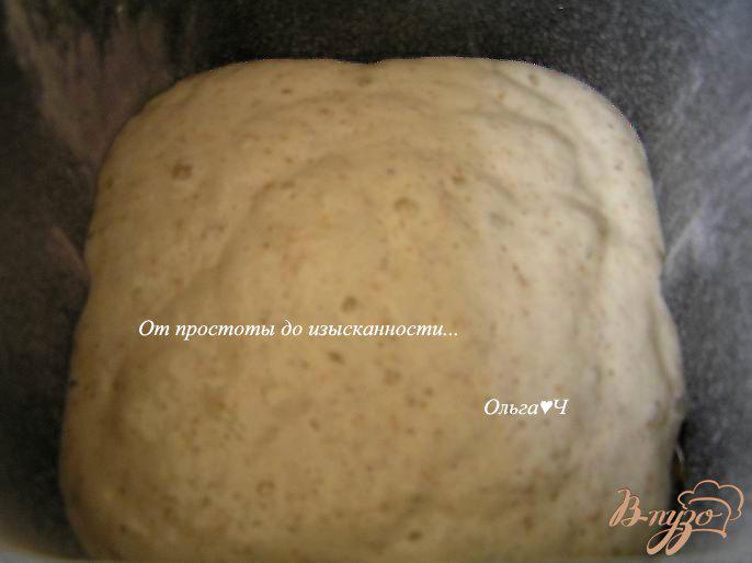 Фото приготовление рецепта: Ржаной хлеб с гречневыми хлопьями шаг №3