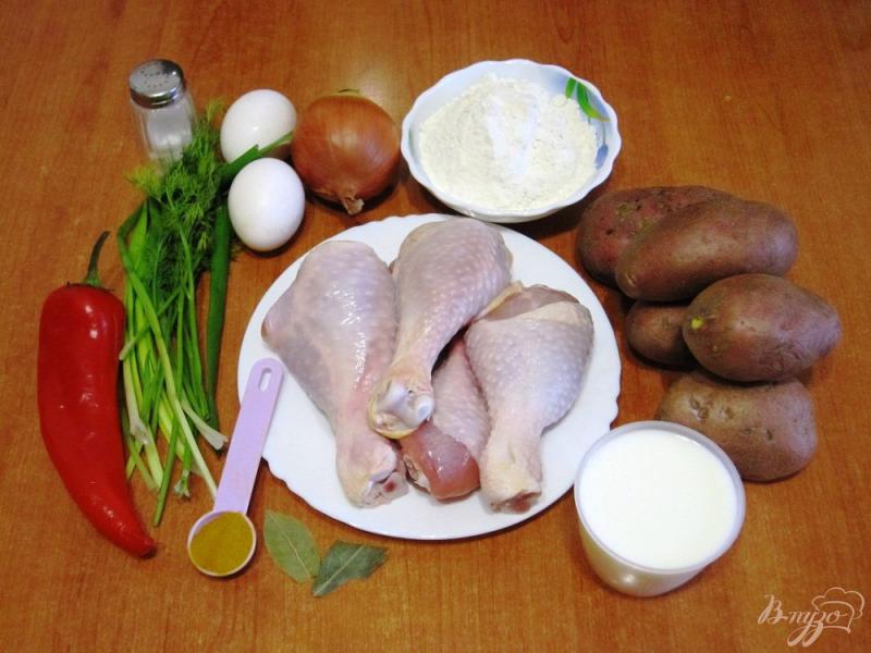 Фото приготовление рецепта: Суп с курицей и клецками в мультиварке шаг №1