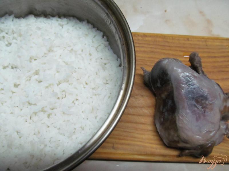 Фото приготовление рецепта: Салат из риса с сердцем шаг №1