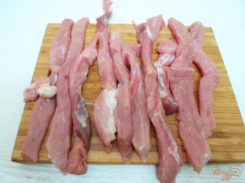 Фото приготовление рецепта: Свинина с тыквой шаг №2