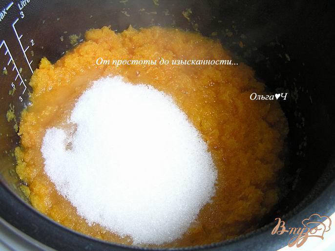 Фото приготовление рецепта: Тыквенно-апельсиновый джем (в мульти) шаг №4