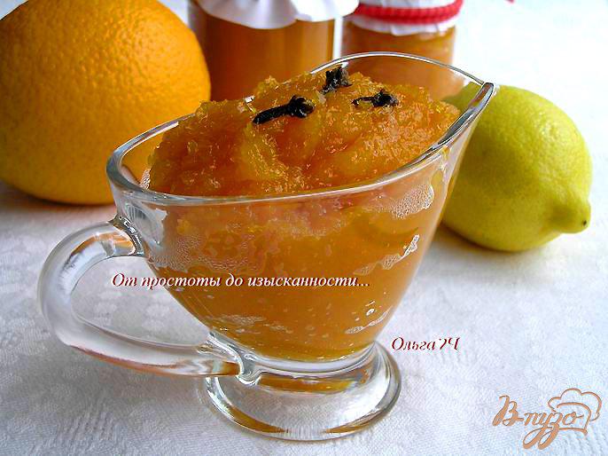 Фото приготовление рецепта: Тыквенно-апельсиновый джем (в мульти) шаг №6