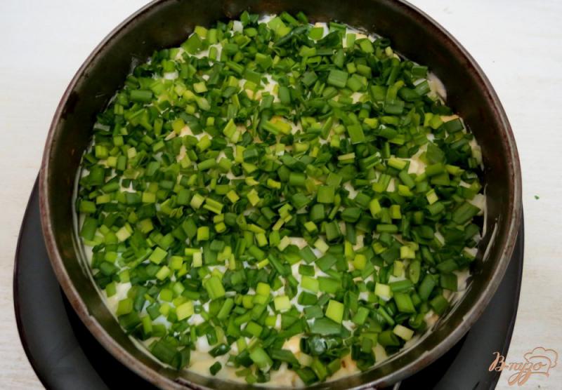 Фото приготовление рецепта: Салат с маринованными опятами шаг №11