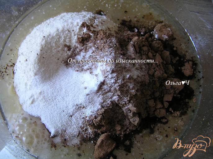 Фото приготовление рецепта: Шоколадно-злаковые оладьи шаг №2