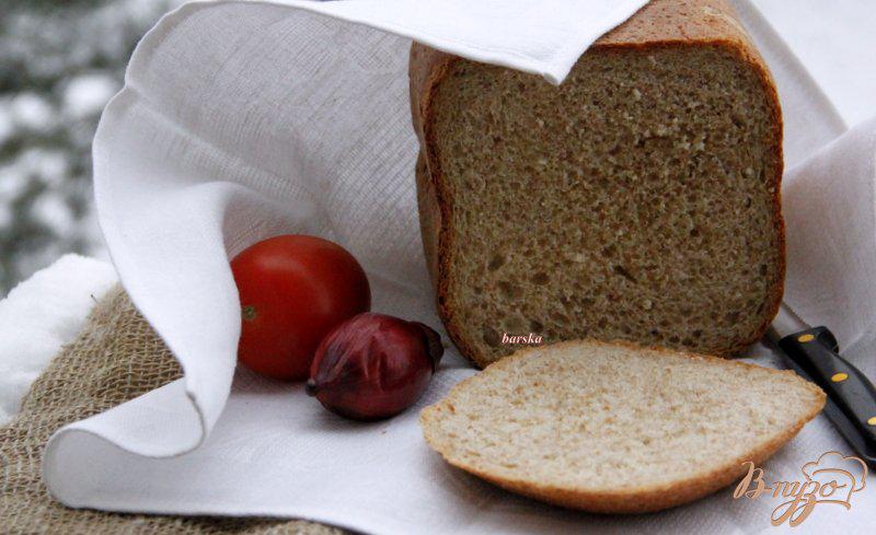 Фото приготовление рецепта: Пшенично- цельнозерновой хлеб шаг №4