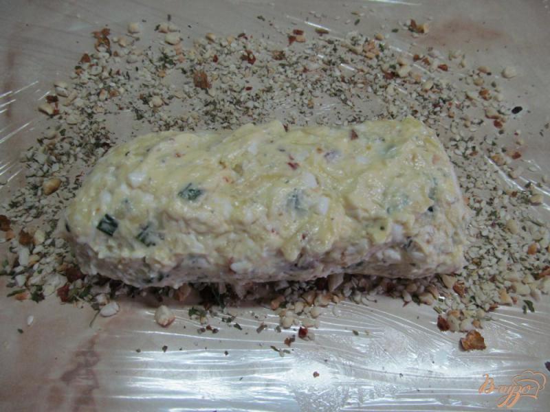 Фото приготовление рецепта: Закуска из сыра с беконом шаг №7