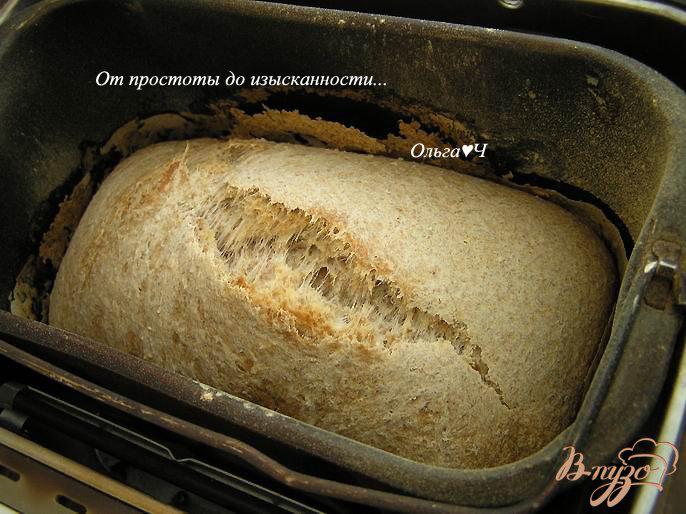 Фото приготовление рецепта: Диетический хлеб с отрубями на кислом молоке шаг №4