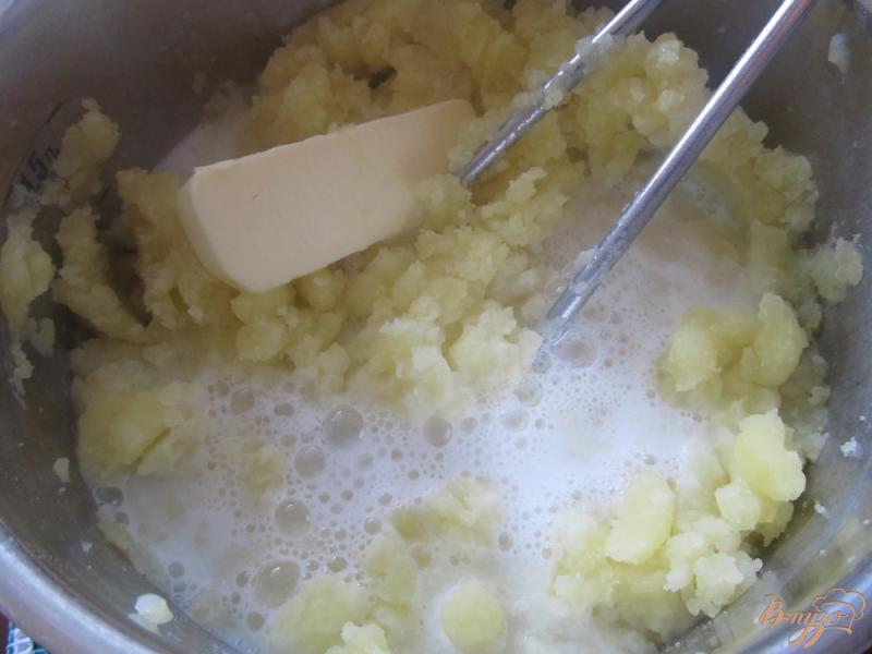 Фото приготовление рецепта: Треска в кляре с картофельным пюре шаг №8