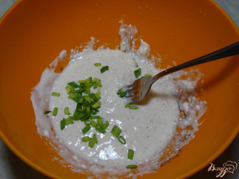 Фото приготовление рецепта: Цветная капуста запеченная с творогом и кукурузой шаг №3