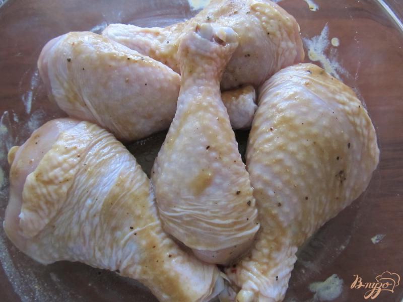 Фото приготовление рецепта: Куриные ножки в горчичном маринаде шаг №4