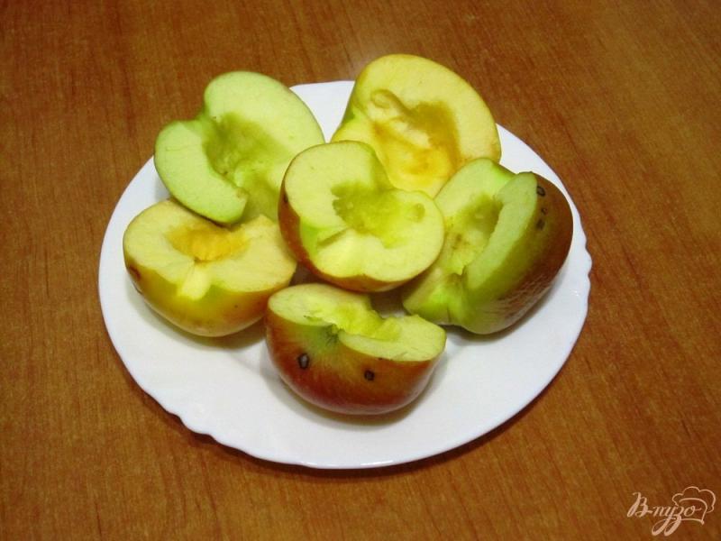 Фото приготовление рецепта: Блины с начинкой из яблок шаг №7