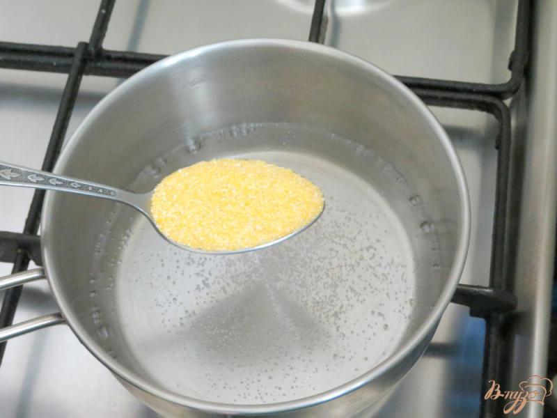 Фото приготовление рецепта: Кукурузная каша на воде шаг №2