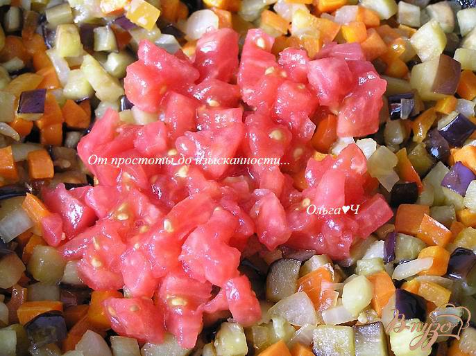 Фото приготовление рецепта: Овощное рагу с чечевицей шаг №5