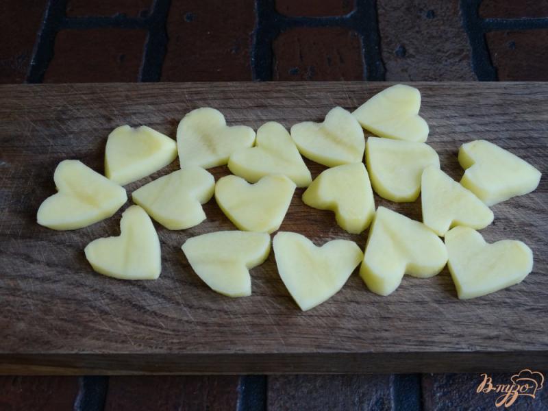 Фото приготовление рецепта: «Сердечный» картофель шаг №2