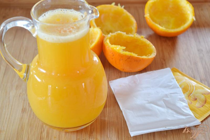 Фото приготовление рецепта: Апельсиновое желе шаг №1