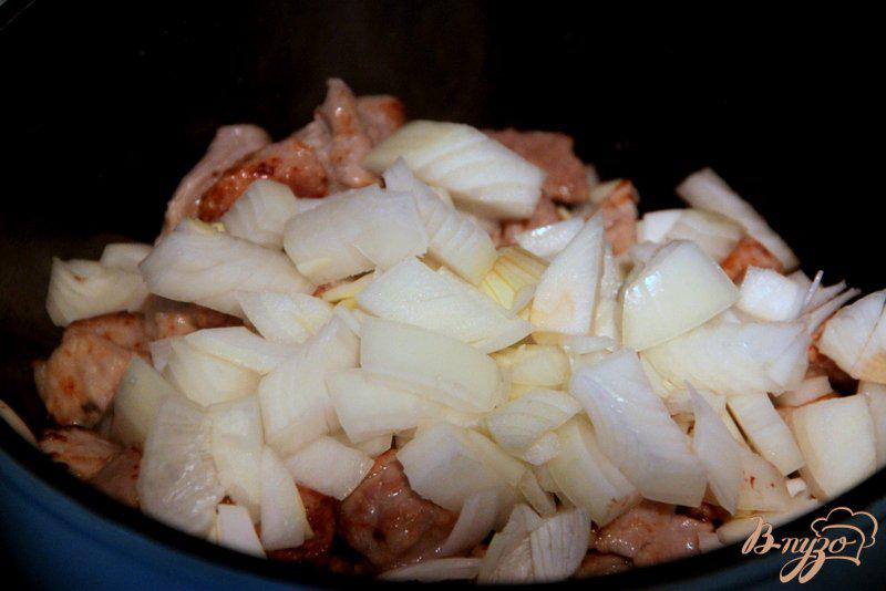 Фото приготовление рецепта: Свинина в тыквенном соусе шаг №2