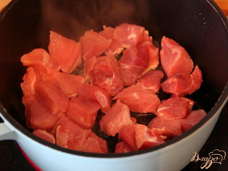Фото приготовление рецепта: Свинина с зеленой фасолью шаг №1