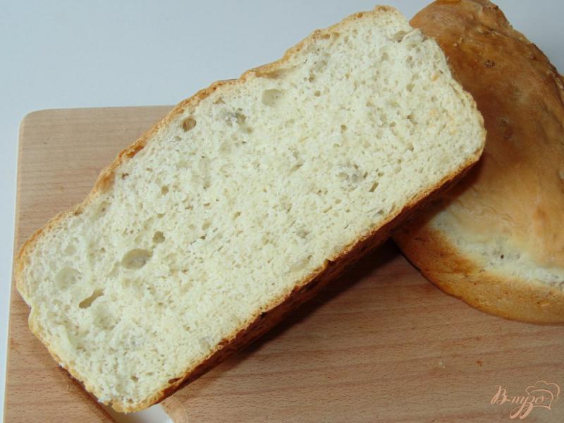 Фото приготовление рецепта: Белый домашний хлеб с семечками шаг №7