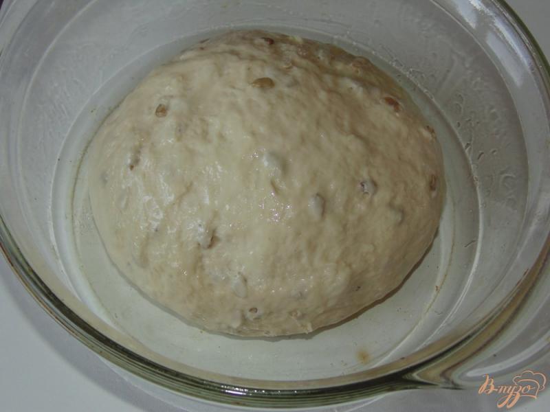 Фото приготовление рецепта: Белый домашний хлеб с семечками шаг №5