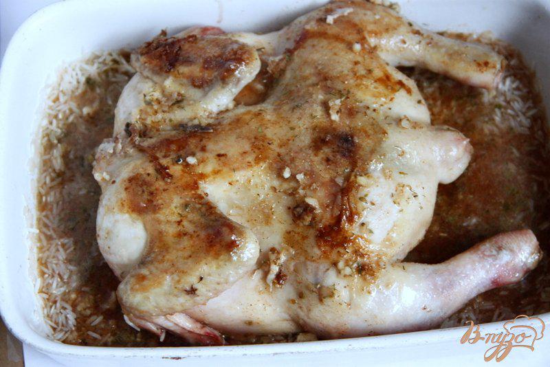 Фото приготовление рецепта: Курица по-аджарски на рисе шаг №6