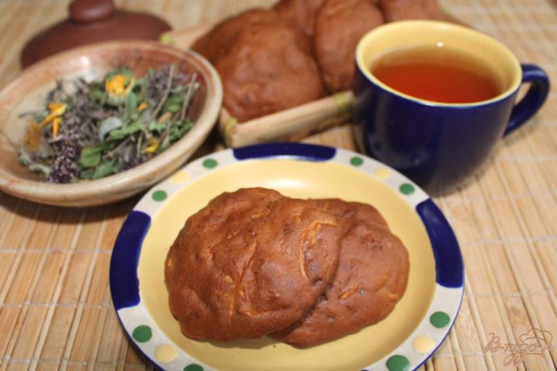 Фото приготовление рецепта: Медовое печенье с тыквой и семечками шаг №7