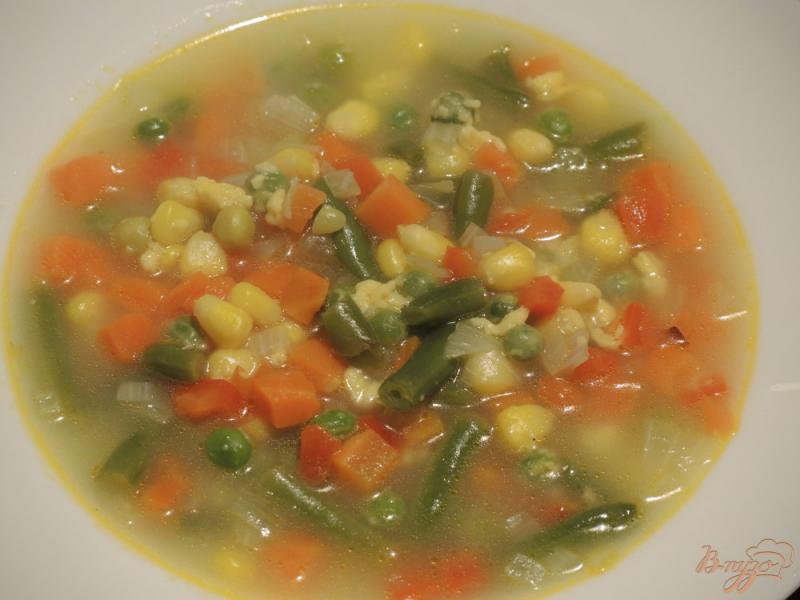 Фото приготовление рецепта: Диетический сырный суп шаг №5