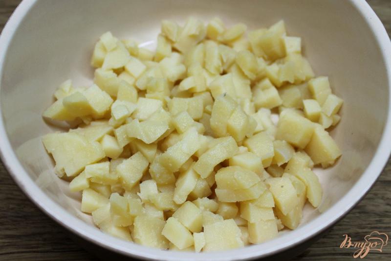 Фото приготовление рецепта: Свекольный салат с ветчиной и соленым огурчиком шаг №1