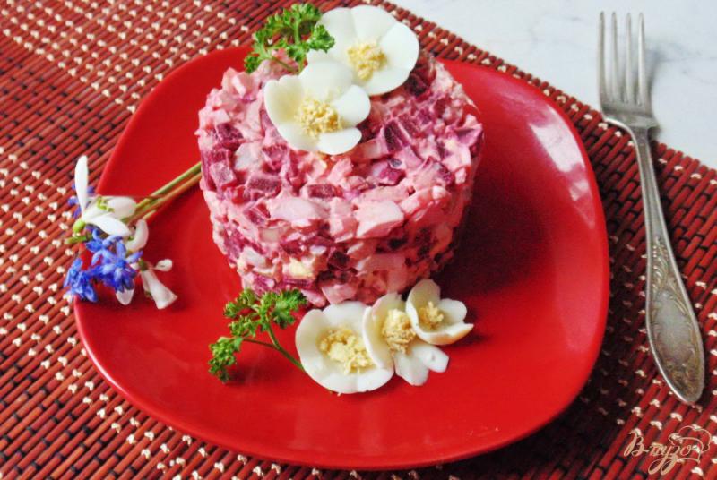 Фото приготовление рецепта: Свекольный французский салат шаг №8