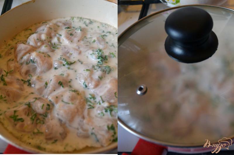 Фото приготовление рецепта: Низкокалорийная курица в кефирном соусе шаг №5