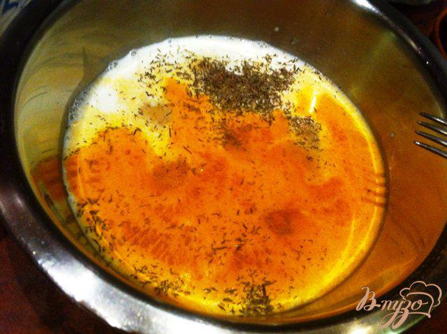 Фото приготовление рецепта: Омлет из брокколи шаг №3