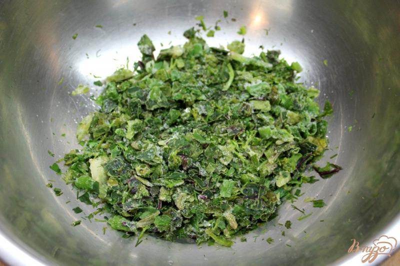 Фото приготовление рецепта: Салат из пекинской капусты, с фасолью и сыром шаг №1