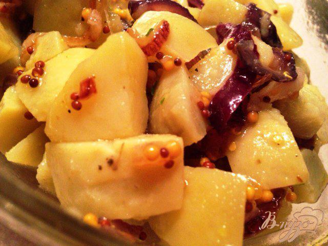 Фото приготовление рецепта: Простой картофельный салат шаг №6